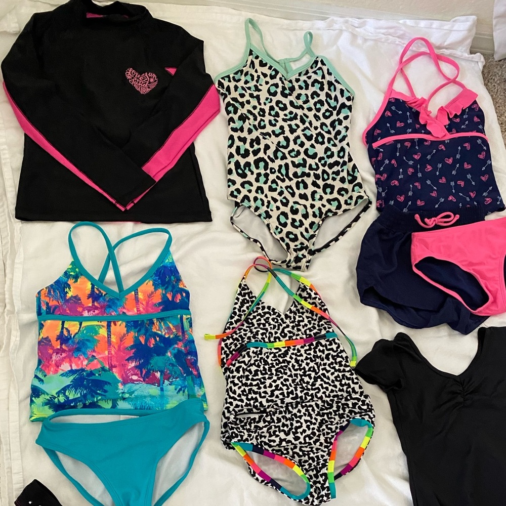 Bundle of girl swim wear
